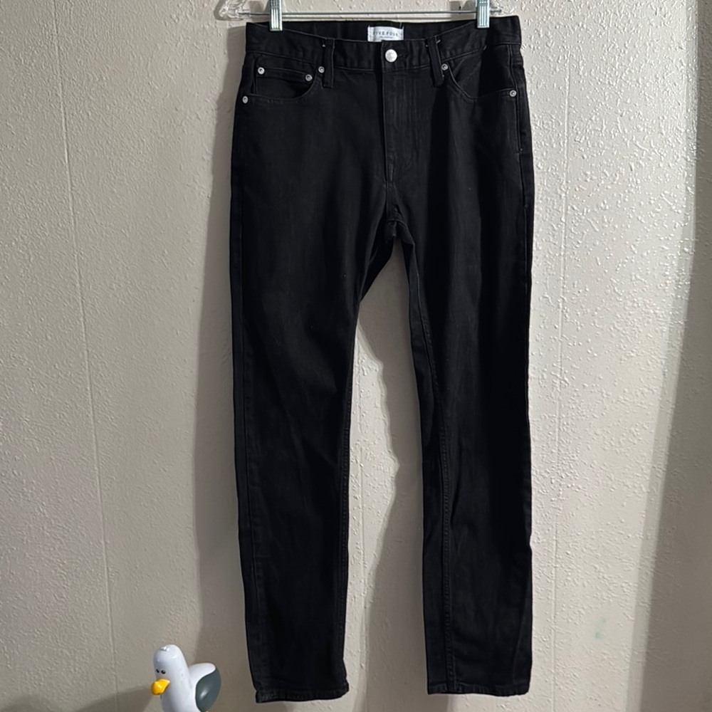 Five Four Black Slim Jeans with Sleek Design